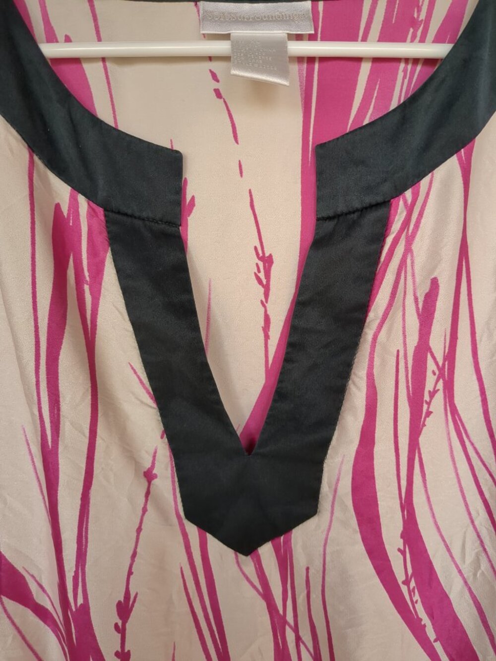 XL Vintage Silk Soft Surroundings Tunic - Picture 2 of 11